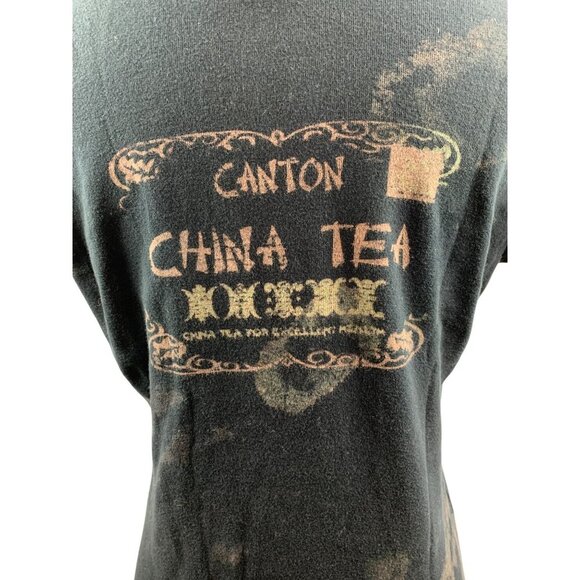Susan Lawrence Canton China Tea Graphic T-Shirt M 100% Cotton Vintage Style - Picture 5 of 6
